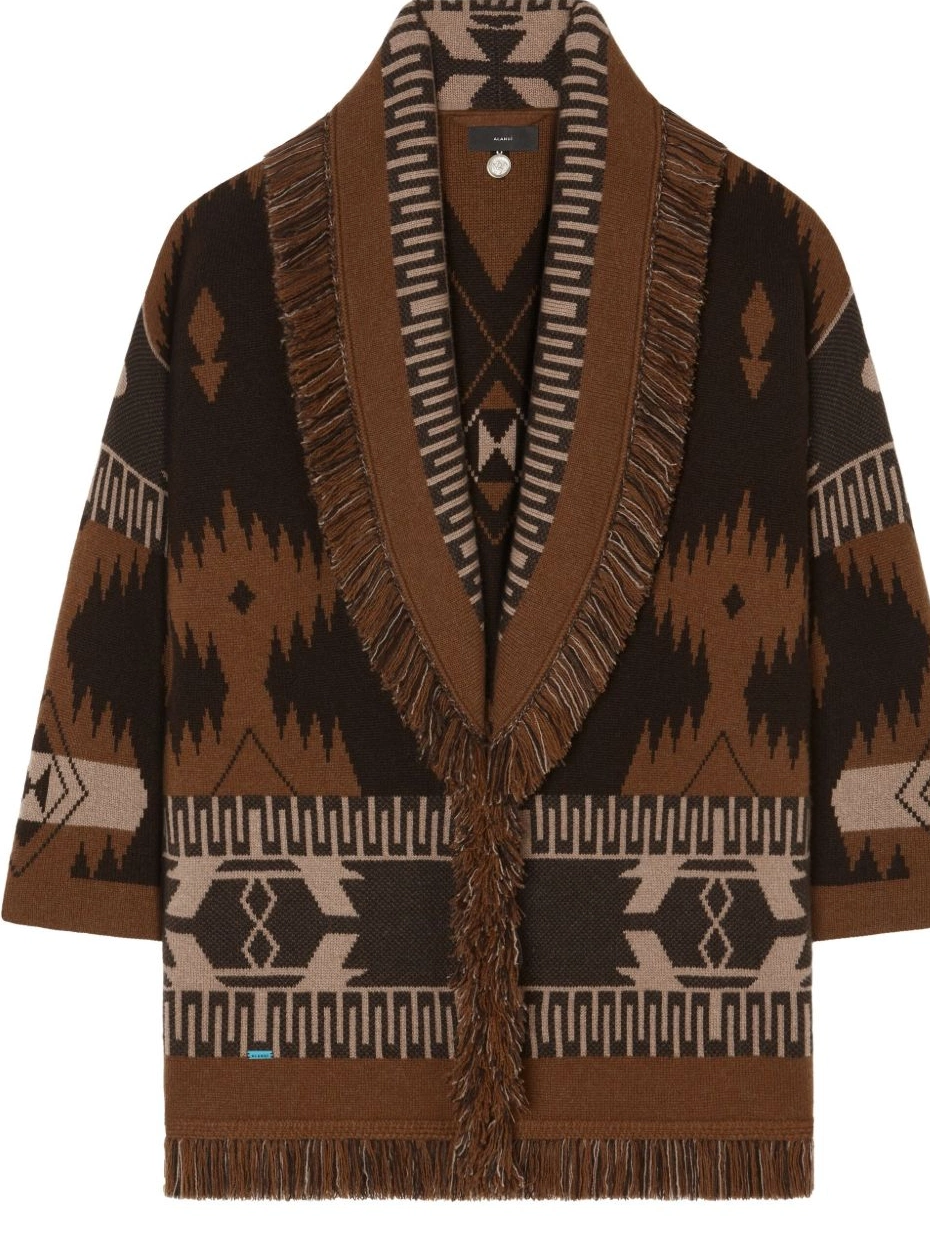 patterned-jacquard cashmere cardigan Alanui Women 0728